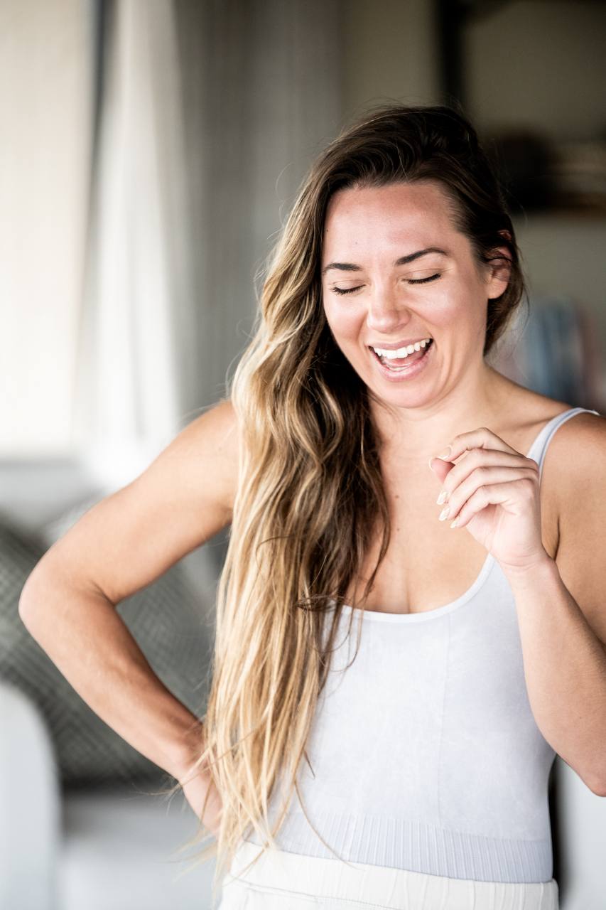 Kim Dorning laughing during retreat