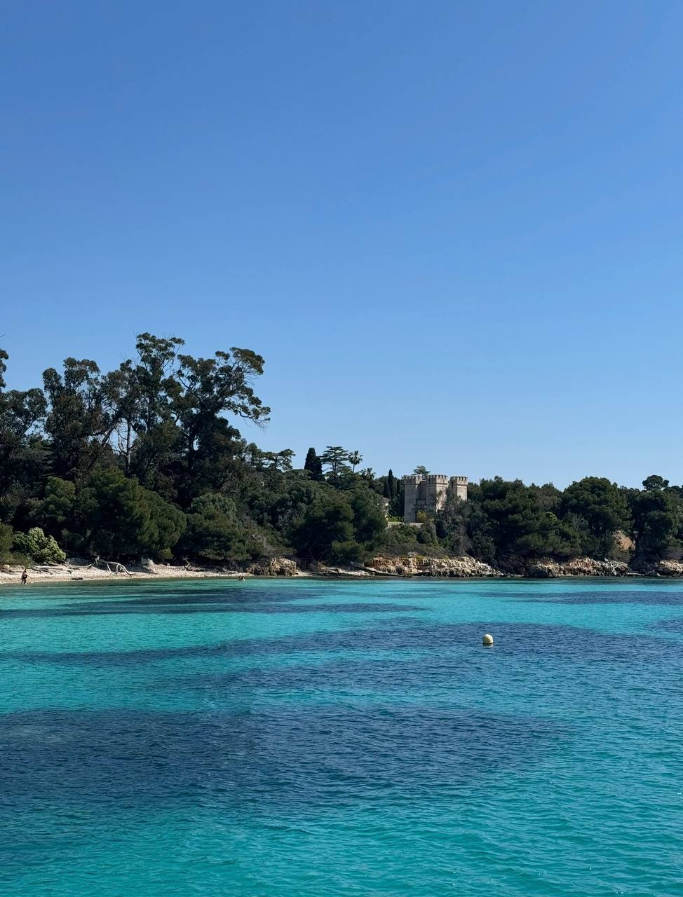 Clear blue water during the Cannes retreat