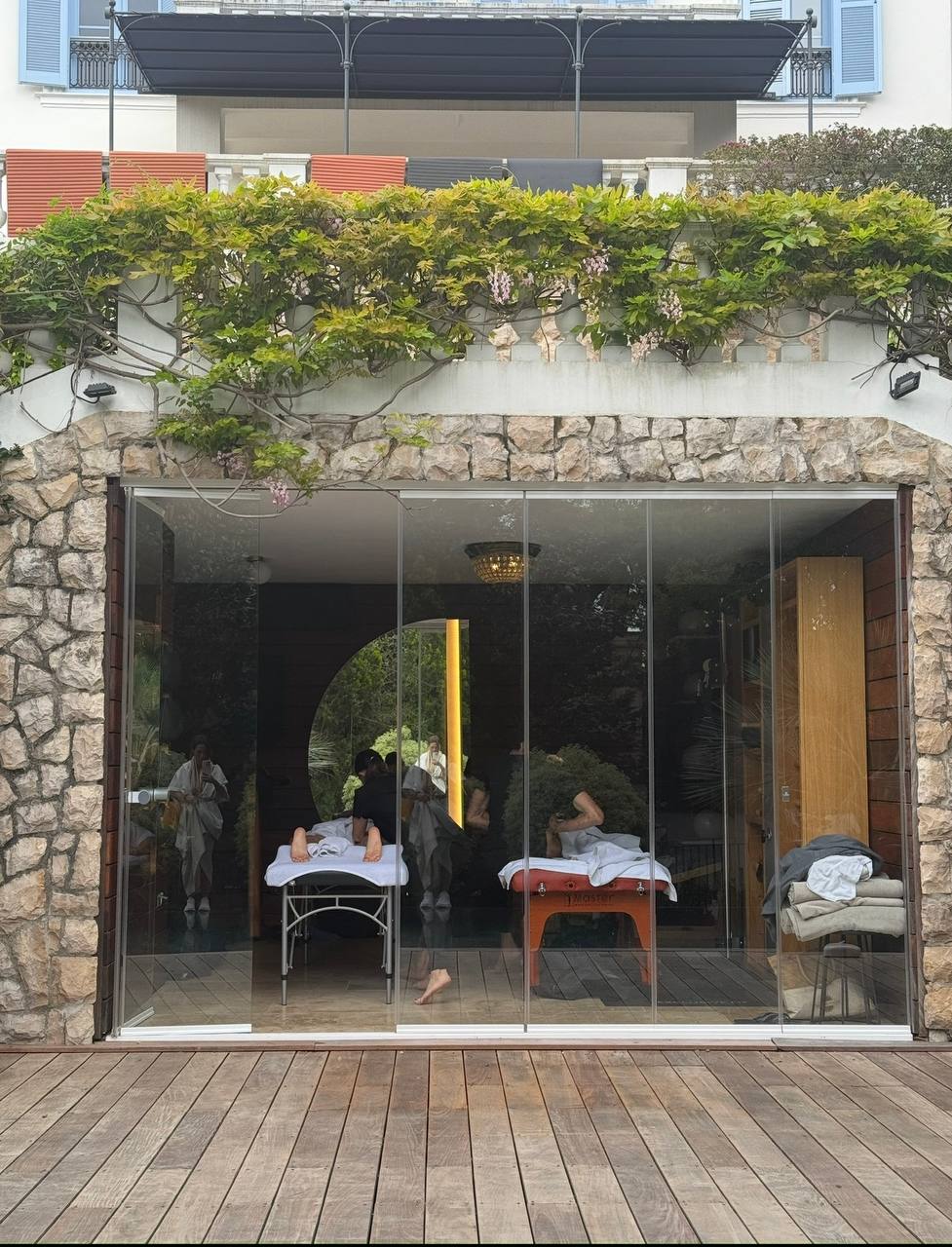 Cannes retreat villa terrace